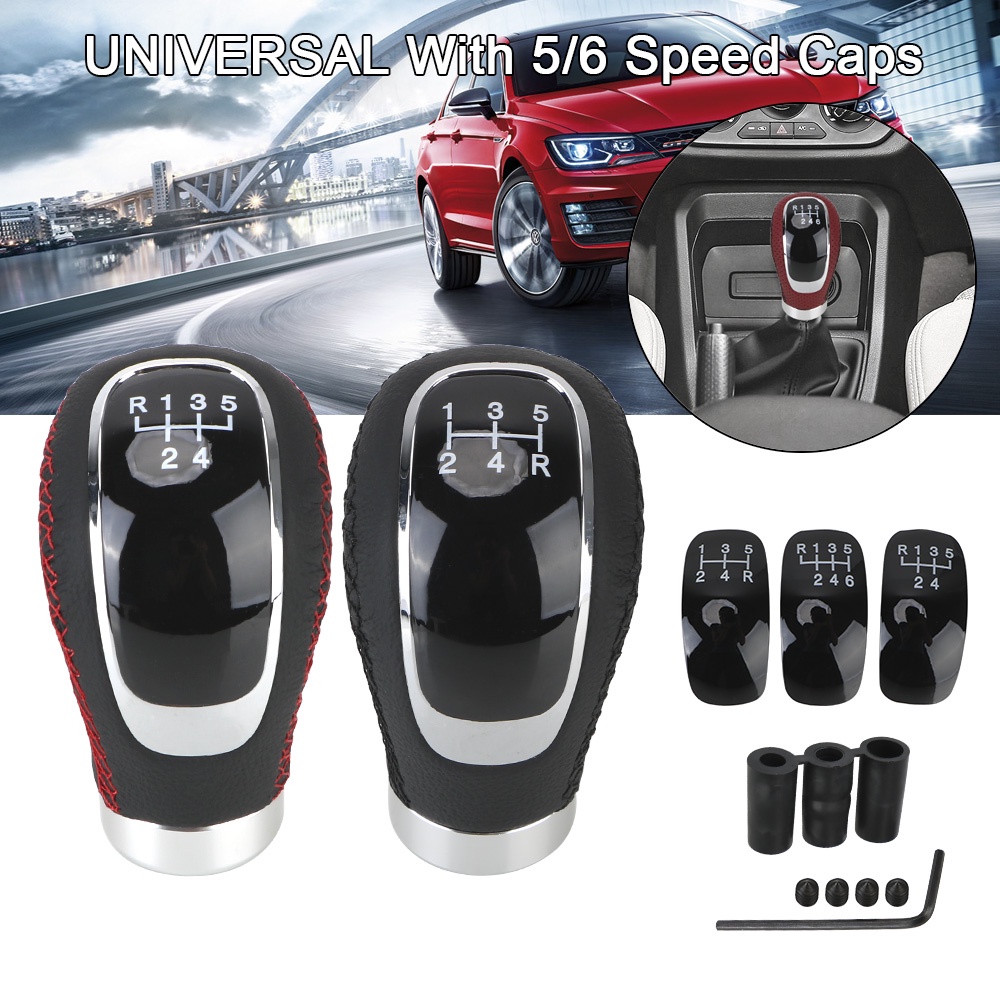 Bọc cần số xe hơi bằng da PU 5/6 tốc độ thay thế tiện dụng chất lượng cao