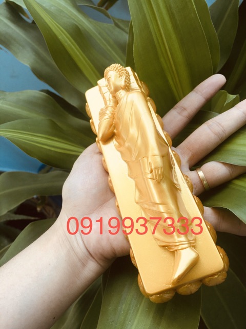 Tượng phật thích ca nằm ngang 16 cm