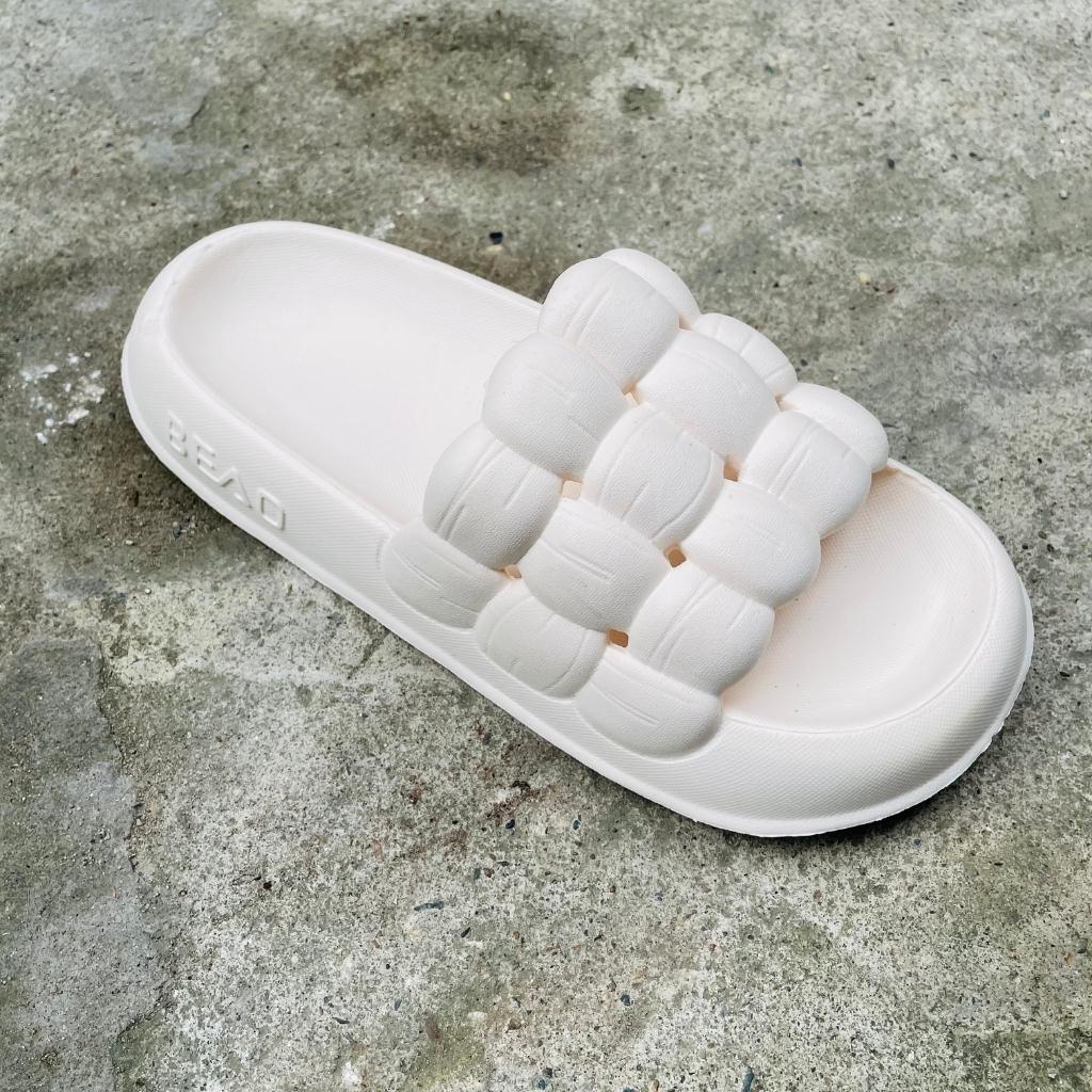 Dép bánh mì đế độn CHAO ô vuông gân nổi, cực mềm êm, đế cao 3.5cm