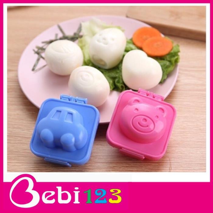 Bộ 6 Khuôn làm, tạo hình cơm, trứng xinh xắn cho bé