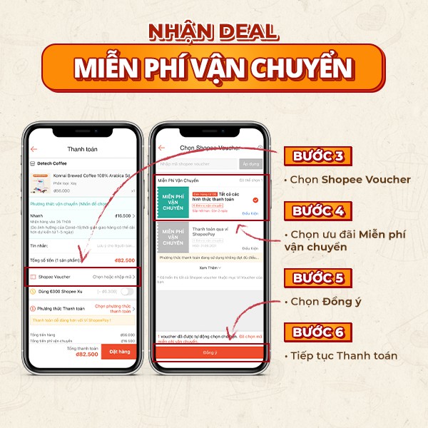 Cà phê phin giấy nguyên chất Supreme Coffee pha chế tiện lợi 100% Arabica Konnai Coffee phù hợp đi làm, đi học, đi du lị | BigBuy360 - bigbuy360.vn