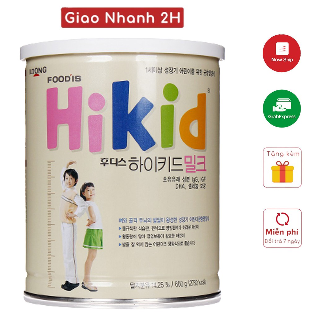 Sữa Hikid Tăng Chiều Cao Cho Bé Vị Vani 600g