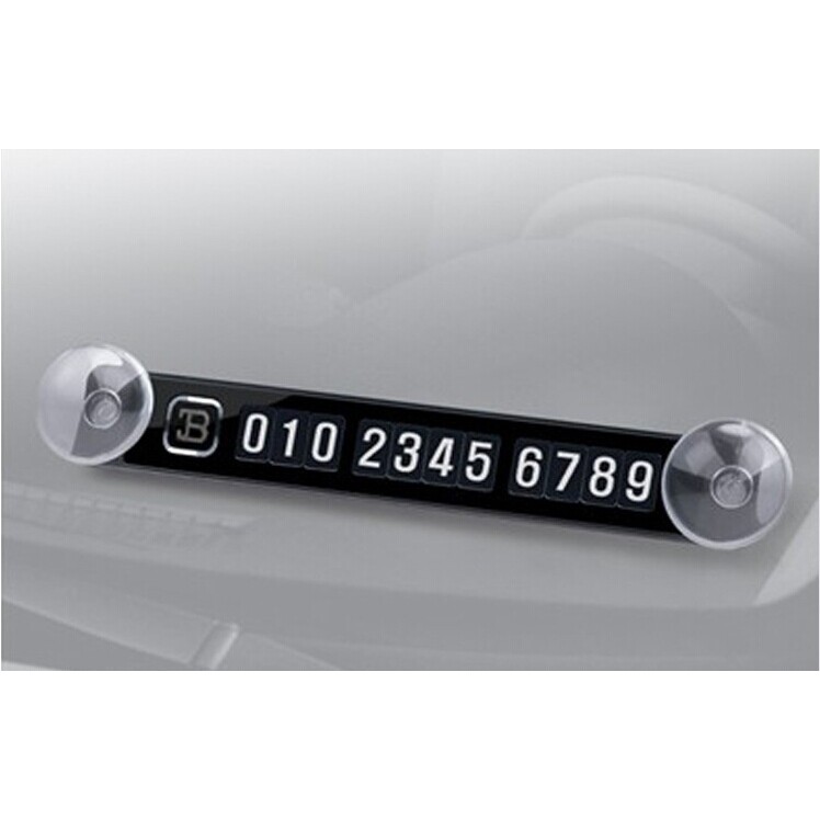 Thẻ gắn số điện thoại trên ô tô