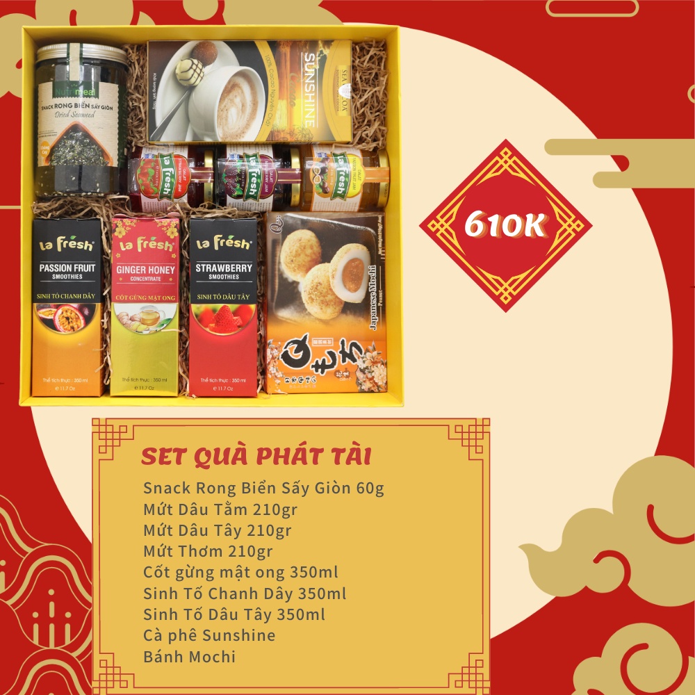 Set Quà Tết CAO CẤP Xuân 2022 (Quà TẾT ý nghĩa, Bao Chất Lượng) - Hộp giấy sang trọng - Giỏ quà tết đẹp | BigBuy360 - bigbuy360.vn