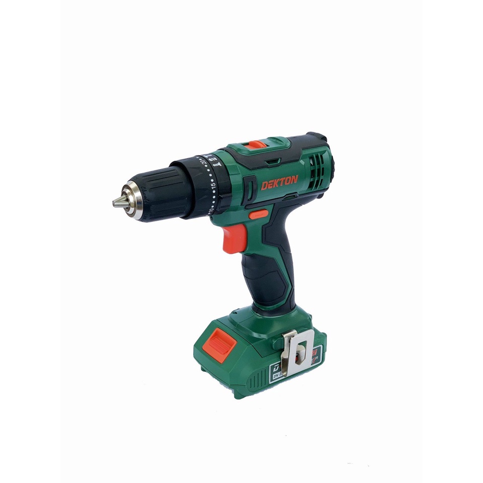 Máy Khoan Pin DEKTON D21-MK10, Pin Li-ion 21V, 2Ah, Đầu Autolock, Khóa Trục 10mm, Có Hộp Nhựa BMC