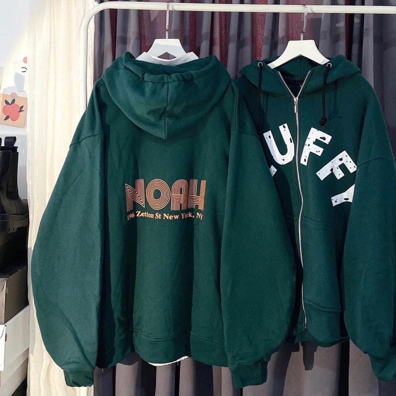 HOODIE NOAH XANH RÊU - freesize | BigBuy360 - bigbuy360.vn