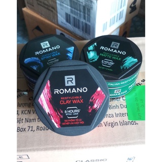 SÁP TẠO KIỂU TÓC ROMANO WAX 68g