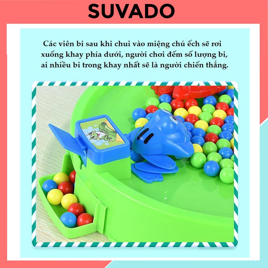 Bộ đồ chơi ếch ăn Bi kẹo cho cả gia đình 4 người chơi - Đồ chơi trẻ em 3 4 5 6 tuổi E311 SUVADO