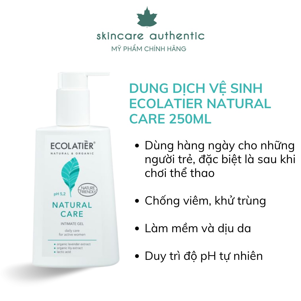 Dung Dịch Vệ Sinh Phụ Nữ ECOLATIER 250ML