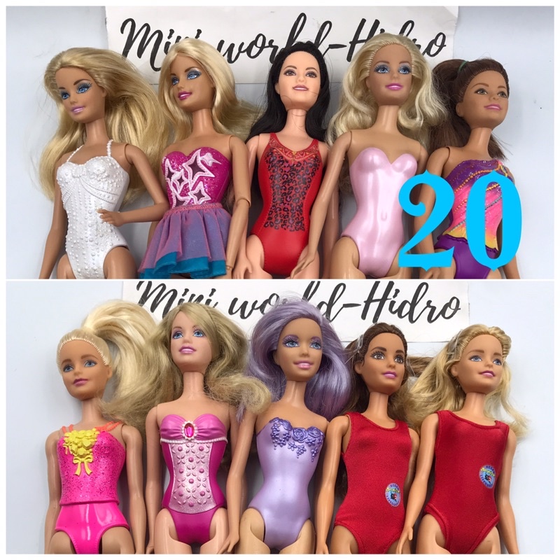 Búp bê Barbie Fashionistas Vintage nghề nghiệp cổ áo tắm chính hãng. Mã S20