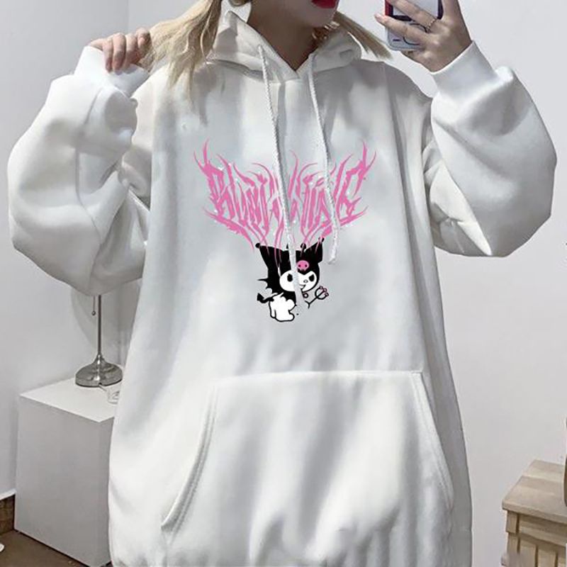 Sanrio Kuromi Hoodie Kuromi jk girls uniform hoodies jacket student oversize sweater women hoodies girl gift