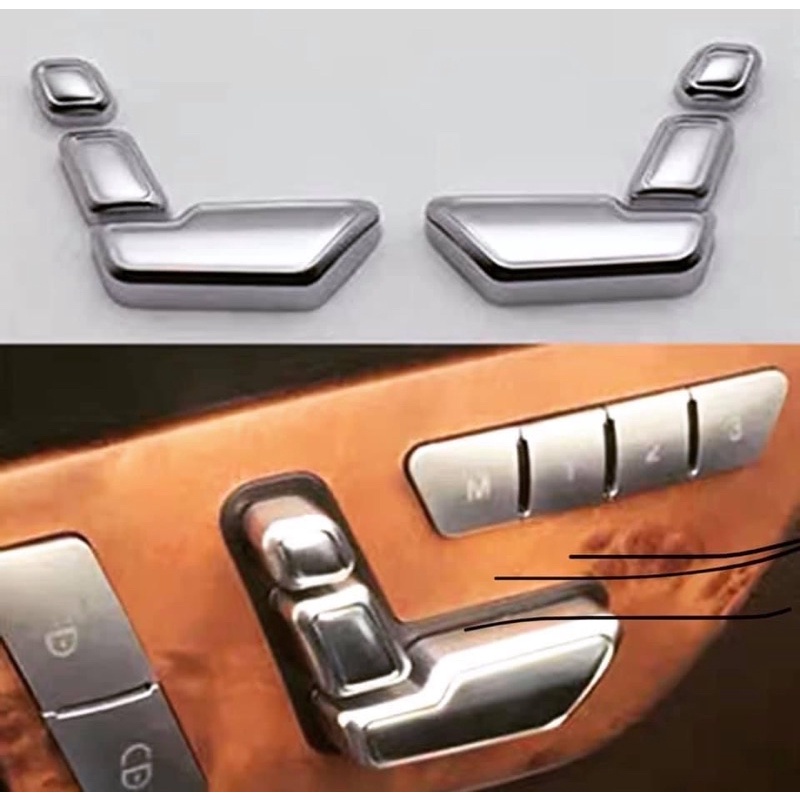 ỐP NÚT CHỈNH GHẾ MERCEDES