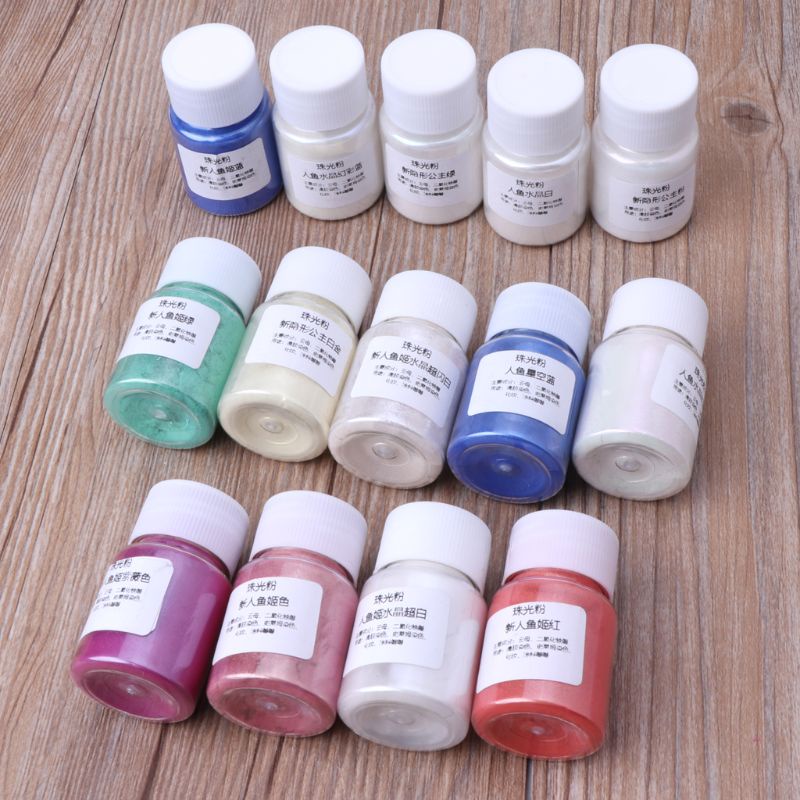 Bột Ngọc Trai mica Có Hiệu Ứng Tráng Gương Lên Màu Cực Chuẩn Để Trang Trí Móng Tay Nghệ Thuật