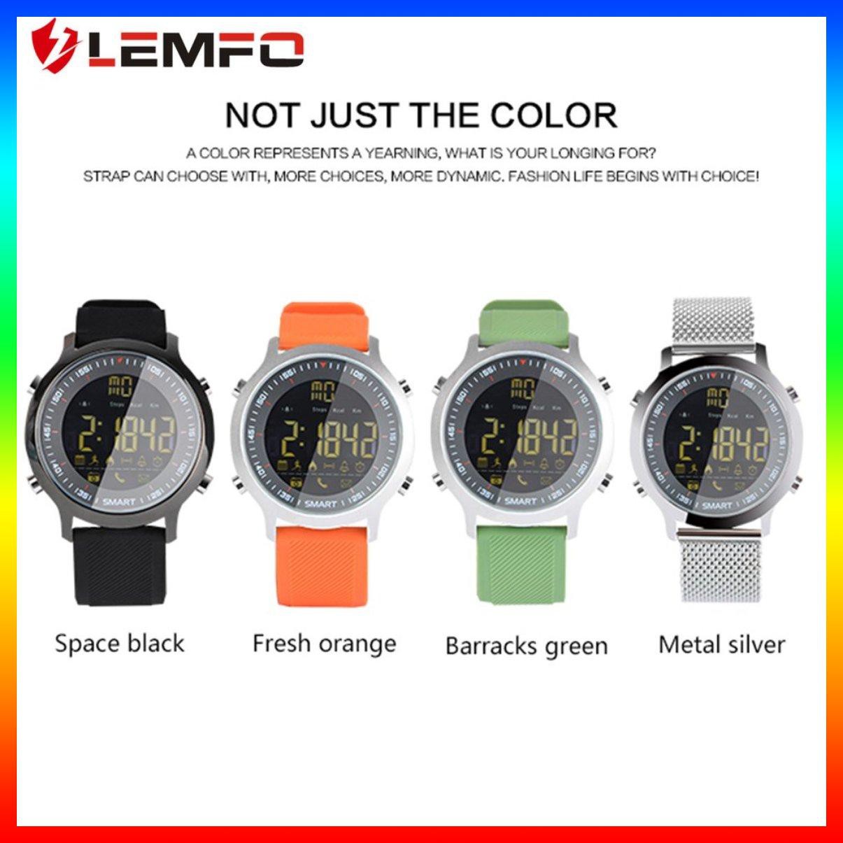 [Mới]LEMFO EX18 Pedometer Smart Watch Message Reminder for Android for iOS Phone