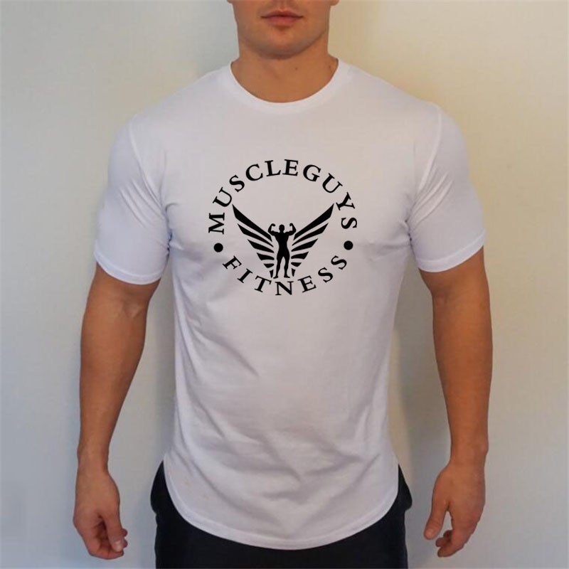 Áo thun ngắn tay in chữ phong cách năng động trẻ trung dành cho nam