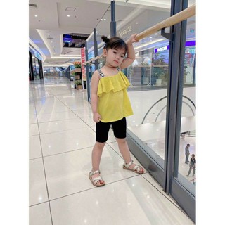 Quần legging lửng cho bé gái