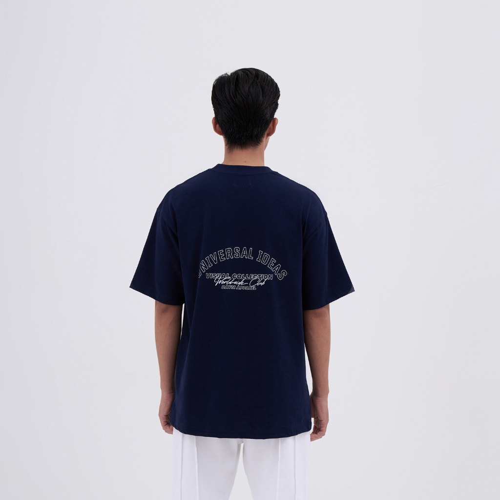 Áo thun DayM | VISUAL - Chap 1: UNIVERSAL IDEAS - Form Âu, oversize, 100% cotton