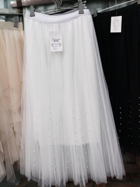 (Freeship 50k) #8803 Chân váy tutu voan lưới nhiều lớp đuôi đính ngọc Quảng Châu _ kèm ảnh thật | BigBuy360 - bigbuy360.vn