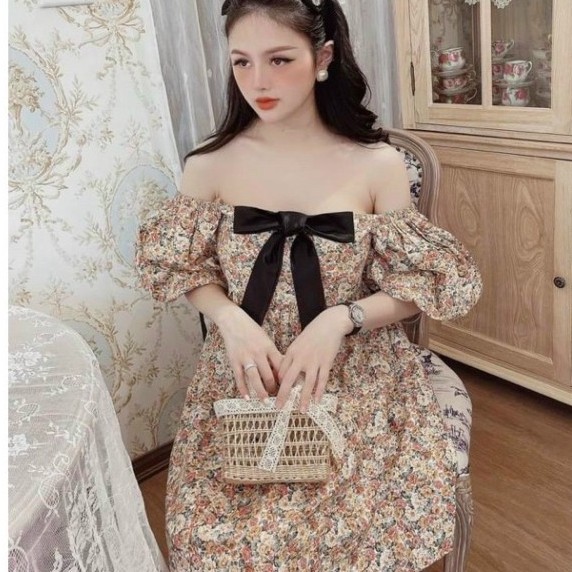 Đầm Babydoll Nữ Hoa Nhí Dáng Xòe Đáng Yêu | BigBuy360 - bigbuy360.vn