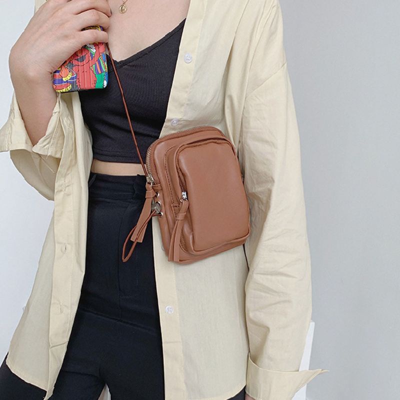 Youyo Túi Đeo Chéo Vai Bằng Da PU Cho Nữ