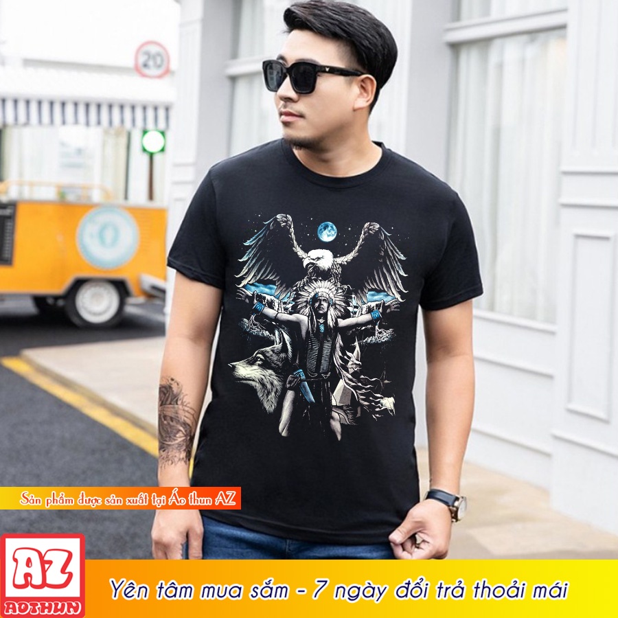 Áo thun nam 3D phong cách thái lan có bigsize 4XL 5XL 6XL 7XL M2929