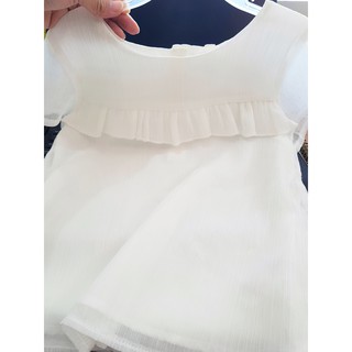 Áo sơ mi trắng bé gái