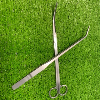 Combo 1 nhíp 1 kéo inox 304 dài 27cm