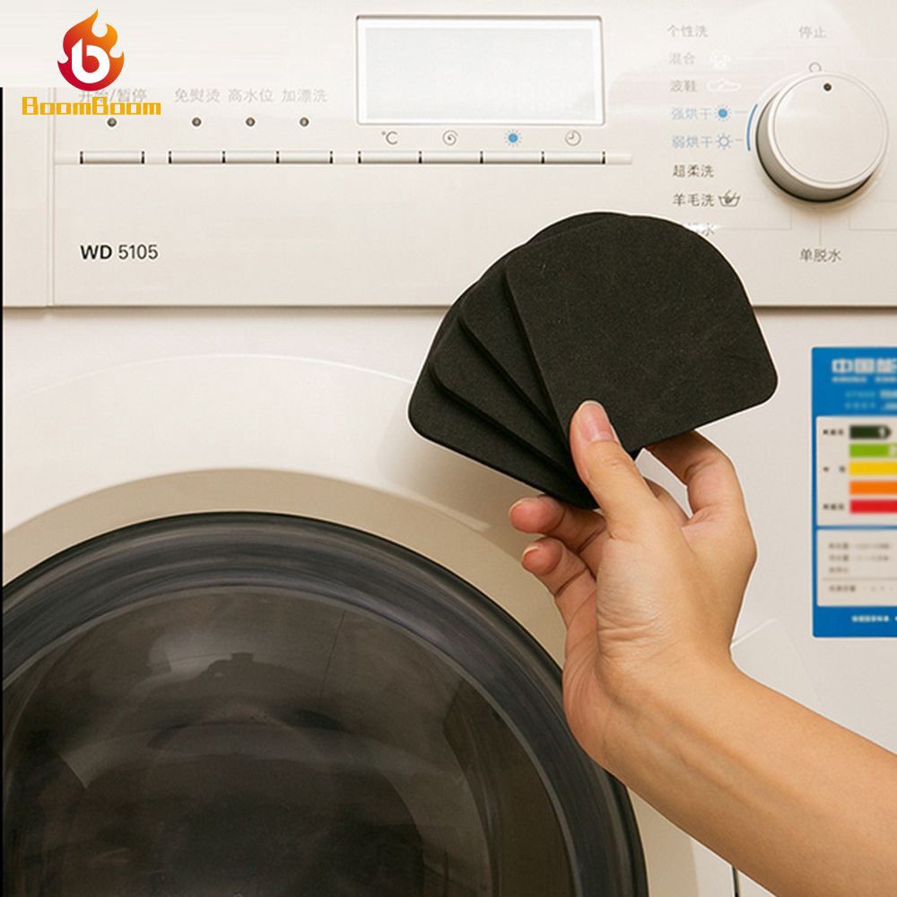 Bộ 4 miếng lót đế chân máy giặt tủ lạnh tủ chén chống trầy giảm tiếng ồn chống rung chống trượt
