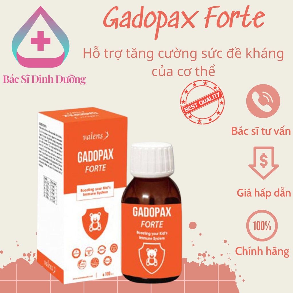 [Chính Hãng]  Gadopax Forte - Tăng đề kháng vượt trội trừ Châu Âu, Trẻ hết ốm vặt