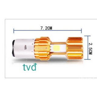 bóng đèn 4 led xe máy cắm thẳng