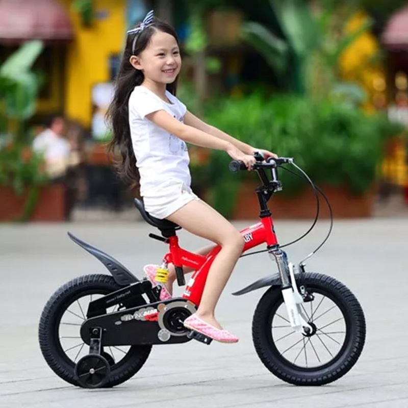 Xe Đạp Trẻ Em, RoyalBaby Flying Bear 14&quot;, Màu Đỏ, Bé Từ 4-7 Tuổi RB14B-9-RED