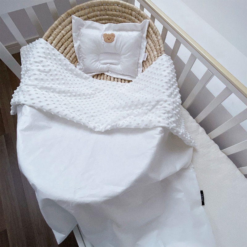 Gối Ngủ Bảo Vệ Đầu Cho Bé Thân Thiện Với Da In Hình Gấu Hoạt Hình Dễ Thương Nec