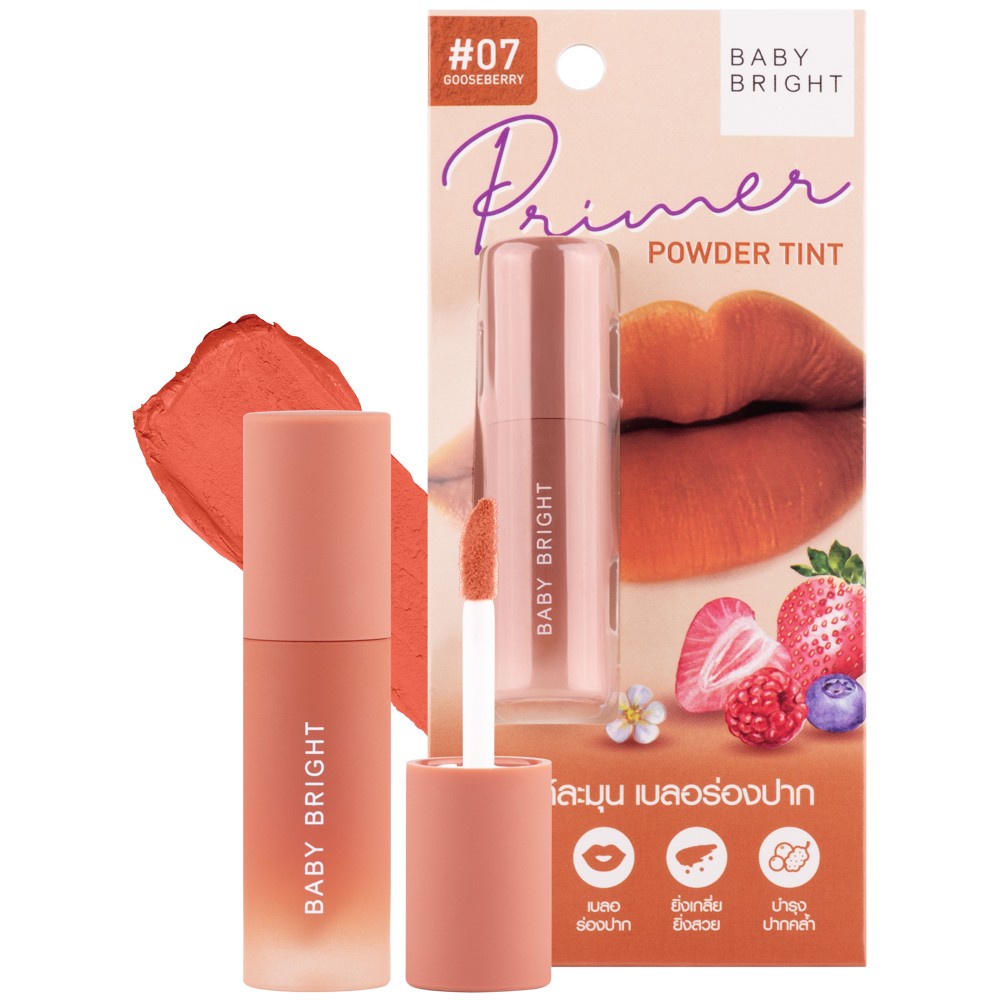 Son kem tint lì Baby Bright sắc tố cao lâu trôi Baby Bright Primer Powder Tint 2.4g - anhduong.official.vn