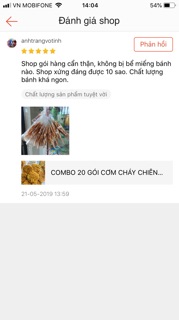 [ -Combo 60 gói] cơm cháy chiên mắm
