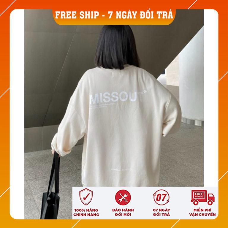 ÁO SWEATER form rộng MissOut unisex nam nữ siêu chất | BigBuy360 - bigbuy360.vn