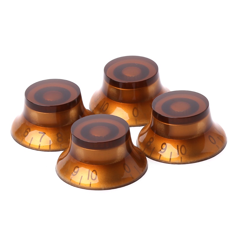 1 Cần Điều Chỉnh Âm Lượng Hình Chuông Màu Cà Phê Cho Đàn Guitar LP