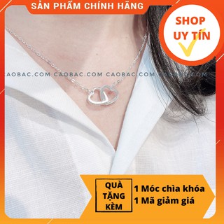 Dây chuyền bạc💝dây chuyền tim lồng tim