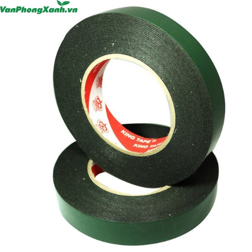 Băng dính xốp xanh 2cm-5cm_Văn Phòng Xanh