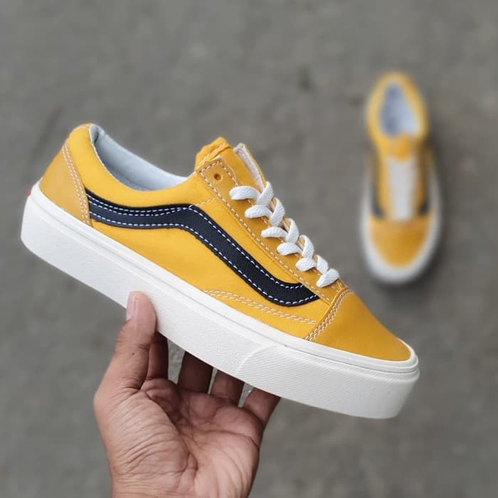 Giày Thể Thao Vans Old Skool Yellow Egg Vault Impo 73fvb