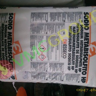 BAO 25KG SODIUM METALBISULFITE - TẨY TRẮNG THỰC PHẨM
