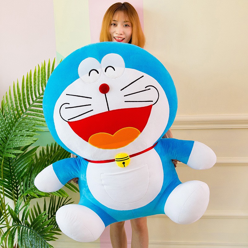 [Hàng Sẵn] Đồ Chơi Nhồi Bông CHUÔNG Leng Keng Hình Mèo Doraemon