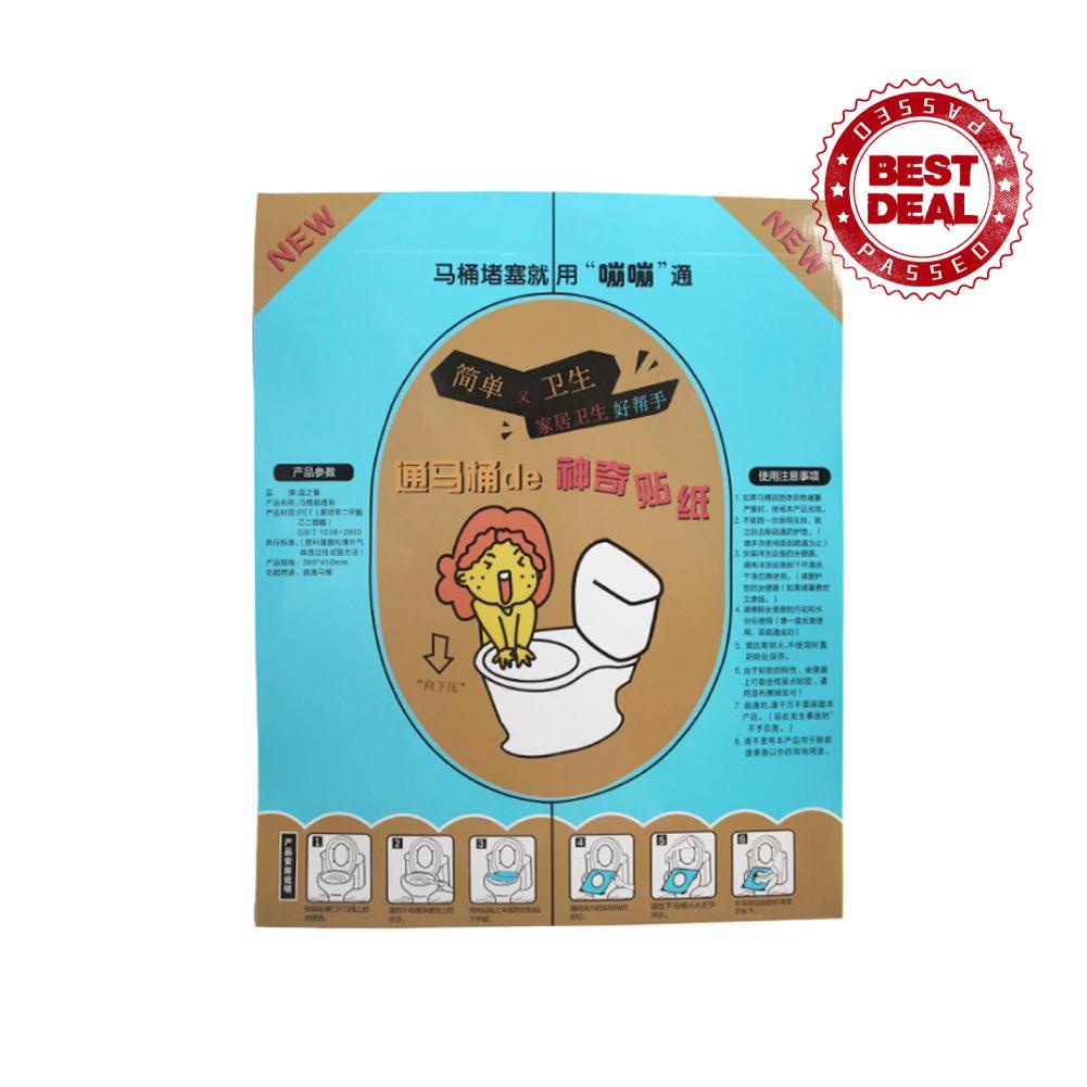 Miếng dán hỗ trợ thông bồn cầu hiệu quả dùng một lần K2X9 X1A5