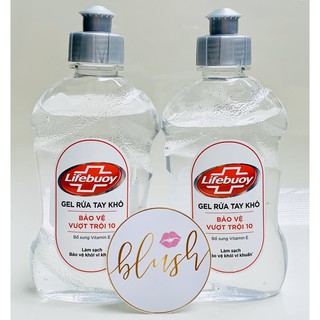 Gel rửa tay khô sạch siêu nhanh Lifebuoy Bảo Vệ Vượt Trội 10 (nắp bạc 235ml)