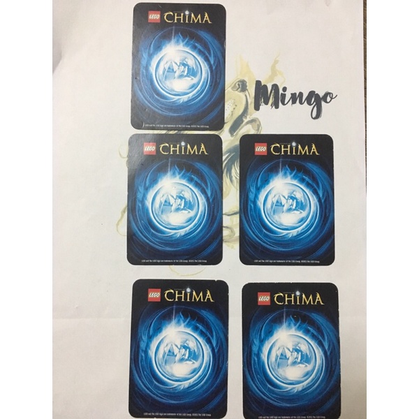 Thẻ bài chima ninjago 142 xanh lá