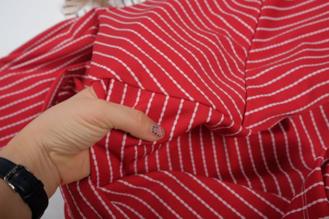 [Mã FATHANG5 giảm 10K đơn 50K] Đầm đối kẻ ăn gian chiều cao
