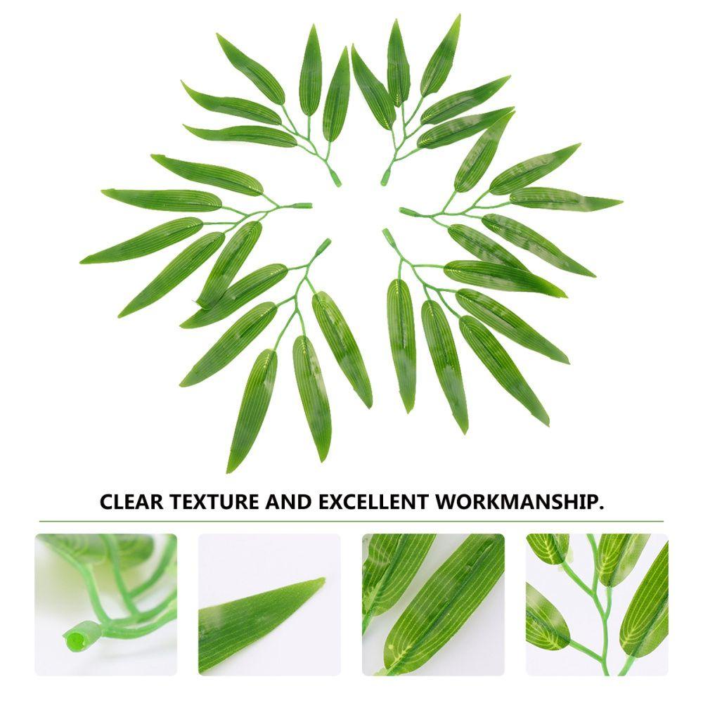 Set 50 Lá Tre Giả Trang Trí Nhà Cửa / Văn Phòng / Nhà Hàng