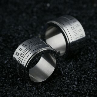 BST Nhẫn nam xoay inox không gỉ