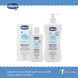 Sữa tắm gội Chicco chiết xuất hoa cúc 200ml/500ml