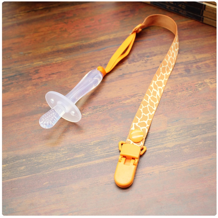 Dây đeo ti giả và nướu ngậm cho bé dài 44cm có thể điều chỉnh được độ dài Shop Bố Soup