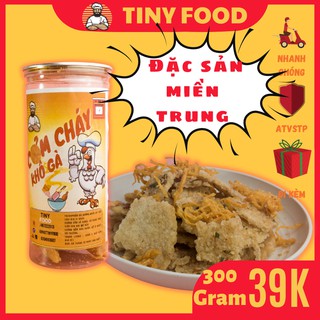 Cơm cháy khô gà lá chanh,cơm cháy lắc gà khô 300g Tiny Food đồ ăn vặt ngon đà nẵng